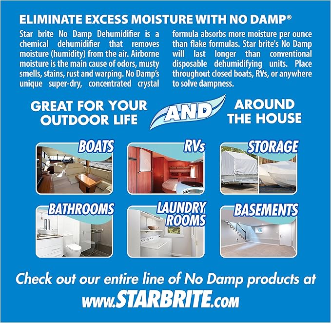 Star brite No Damp Dehumidifier 36 oz Bucket