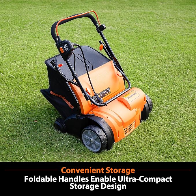LawnMaster GV1314 Electric 15” 13 Amp Dethatcher and Scarifier