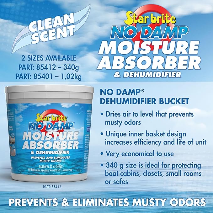 Star brite No Damp Dehumidifier 36 oz Bucket