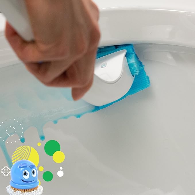 Scrubbing Bubbles Flushable Toilet Bowl Wand Cleaner Refills, Fresh Brush Cleaner Toilet Refill Pads, Removes Limescale & Odors, Citrus Scent, 20 Count (Pack of 1)