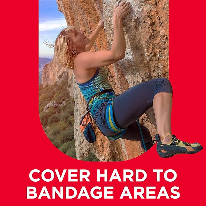 Band-Aid Brand Flexible Fabric Adhesive Bandages for Wound Care and Protection, Travel Pack, 8 ct