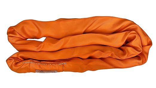 Power Lift PL12x15' Orange Polyester Round Sling (66,000 lb. Vertical Capacity)| Various Sizes in Listing | Kennedy Wire Rope & Sling Co. | Proudly Manufactured in The USA