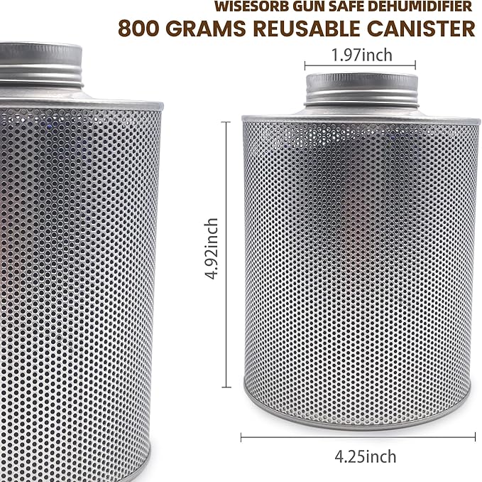 800 Gram Gun Safe Dehumidifier, 6 Pack of 1.77 LBS Rechargeable Dehumidifier Blue to Pink Silica Gel Desiccant Moisture Absorbers, Dehumidifiers for Room, Bedroom, Safe, Closet, Bathroom, Car