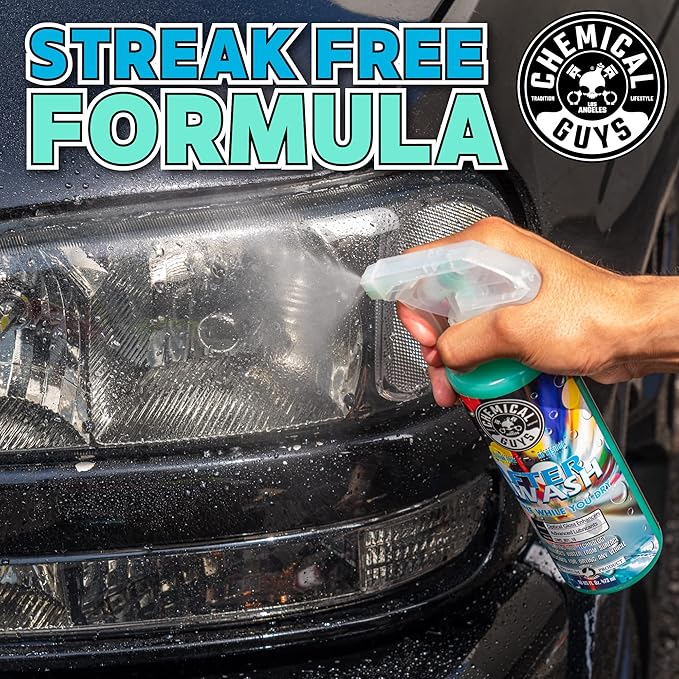 Chemical Guys CWS_801 After Wash Sprayable Gloss Boosting Car Wash Drying Aid (Helps Reduce Water Spots), 128 fl oz (1 Gallon)