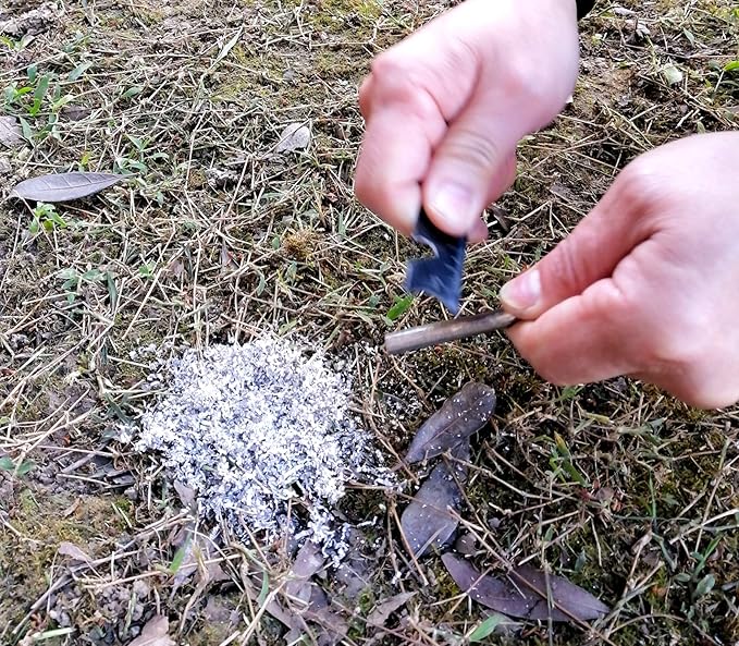 Fire Starter Kit with Magnesium Shavings and Waterproof Matches – Multiple Options with Ferro Rod and Fire Rope for Camping, Emergency, Bushcraft, Survival