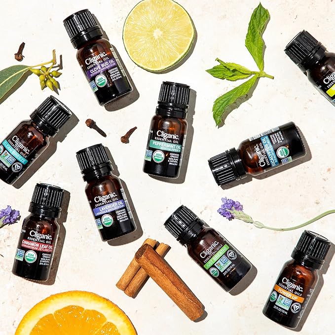 Cliganic Organic Coriander Seed Essential Oil, 100% Pure Natural for Aromatherapy | Non-GMO Verified (Packaging May Vary)