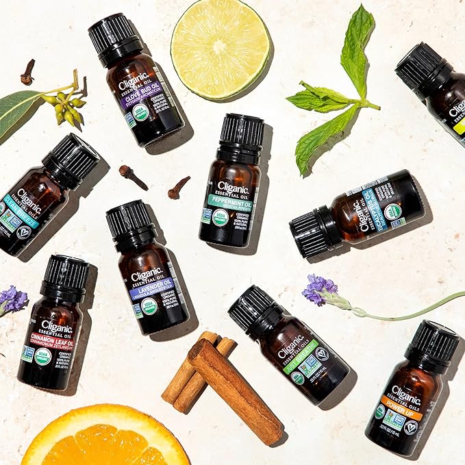 Cliganic Organic Citronella Essential Oil, 100% Pure Natural for Aromatherapy | Non-GMO Verified