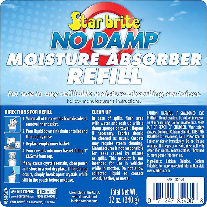 STAR BRITE Refill No Damp Dehumidifier 12 OZ. (085400)