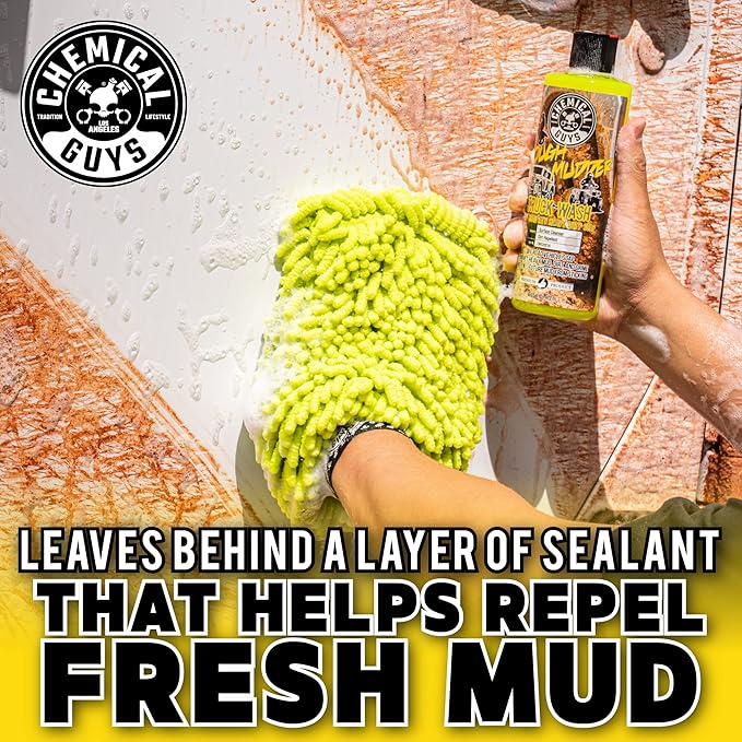 Chemical Guys CWS202 Tough Mudder Foaming Truck, Off Road and ATV and RV Heavy Duty Wash Soap, (Works with Foam Cannons, Foam Guns or Bucket Washes), 128 fl oz (1 Gallon), Lemon Scent