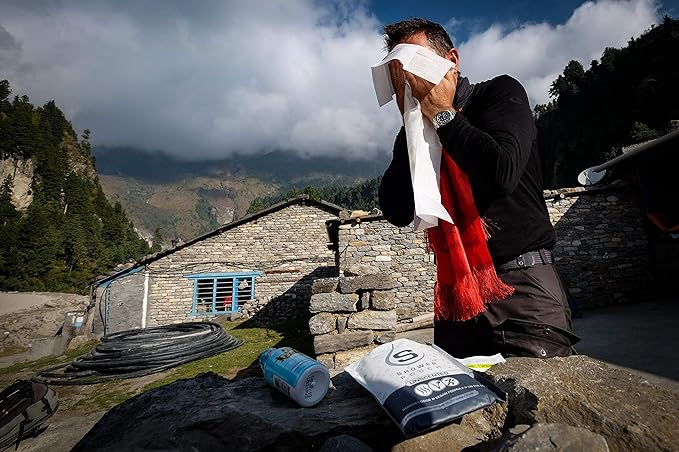 Shower Pouch XL (2' x 1') Bathing Body Wipes for Adults – Aloe-Infused Heatable & Reusable Bath Wipes for Camping, Travel, Outdoor – (10 Pack) Citrus Scent