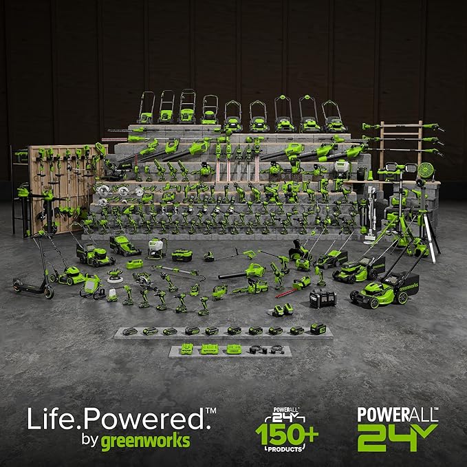 Greenworks 24V Brushless 1950 in./lbs Impact Driver, 1/4-inch Hex Variable Speed, Tool Only