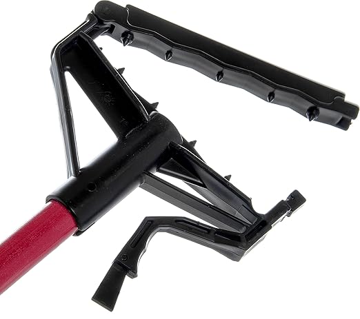 SPARTA 4166405 Spectrum Fiberglass Mop Handle With Quik-Release For Cleaning, Commercial, Residential, 60 Inches, Red, (Pack of 12)